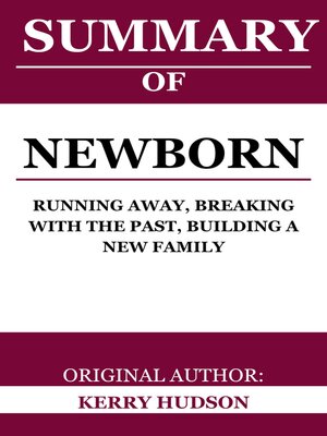 cover image of Summary of Newborn by Kerry Hudson